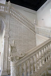 Splendid staircase inside Museo de Santa Cruz