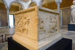 The Gens Augusta Altar - An altar dedicated to the Gens Augusta (imperial family). It is embellished on the four sides with bas-reliefs illustrating the main themes of the Augustinian propaganda