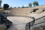 The tiered seating is original and thought to have accommodated 5000 spectators