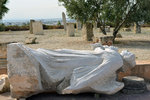 Statue found lying in the garden of the Carthage museum