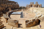 On the left was the facade where we climbed many levels to the top, on the right were the seating areas where the handsome guy sunbathed just now.