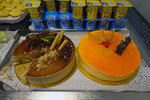 More cakes with artificial coloring... but in Tunisia one had to be grateful to have these western cakes for dessert