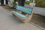 I quite like the design of these benches found outside the hotel complex