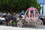 On the way to the medina, we saw this "beautiful" cinderella carriage