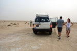 ...and soon the fun was over when we discovered we were lost in the middle of the salt lake! The sun has set and we were alone... time was against us!