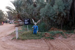 The whole Ksar Ghilane was shared by many campsites, some were more luxurious than ours (private bungalows!!) This campsite decided to use an interesting mascot as a sign post...