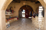 Reception of Ksar Hadadda. The receptionist/owner was the only living being here (besides the tourists)