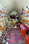 One of the rooms have been converted for display on Berber arts and crafts