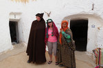 The Berber woman also lent out her fashionable collection.. now we know who's from the dark side