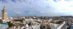 Panoramic view of the Mosque and the Medina