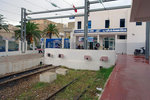 To get to Monastir, we took the 'metro', which is more like a regional train.  This was the Bab Jedid station in Sousse