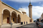 You can't miss the beautiful Bourguiba Mosque on the way to the sea front.
