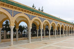 as well as green tiled arches