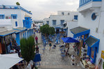 The cafe was a relaxing place to sit and watch the crowds and the daily life of Sidi Bou Said