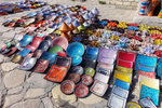 These colourful potteries is a famous craft in Tunisia