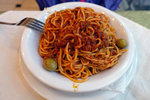 This was spaghetti Bolognaise. :O The dinner came to 24TND this time!
