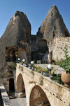Kelebek Cave Hotel (day view)... don't you just love to stay inside those cones?
