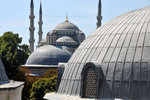 Blue mosque as viewed from Haghia Sophia