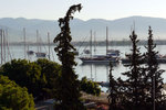 View of the marina from the hotel's roof-top's restaurant