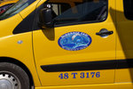 All the olu deniz taxis have the logo of paragliding