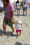 and you are not allowed to wear shoes and the foot massage wasn't that pleasant as the kid perfectly illustrates...