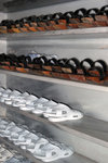 The sandals you will wear inside... just as slippery as without...