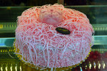 This delicious cake was displayed in a very famous (I think) cake shop... don't u love to try for a bite?!