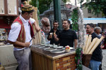 Turkish "Trickery" ice-cream... all the customers will expect some kind of surprise once they have paid for one, but I doubt they have ever expected this...
