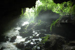 mist over the cave