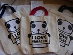 日本kirin生茶熊貓袋I LOVE NAMACHA
