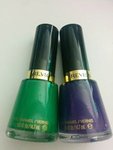 BRANDE NEW! Revlon Green nail polish 14.7ml + Purple Nail Polish 14.7ml Revlon Nail Enamel set CDN $ 10