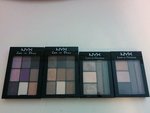 4 boxes of NYX Eyeshadow Palettes Retail was CDN $12 + taxes each = 13.44 x 4 = $53.76 NOW All for CDN $40   Used few times, 95%+ left for each box; sanitized 1. NYX Love in Paris Eye Shadow Palette - Be Our Guest Maurice 9 x 0.8g each2. NYX Love in Paris Eye Shadow Palette - Parisian Chic 9 x 0.8g each3. NYX Love in Florence Shadow Palette - Meet My Romeo 3 x 1g ; 2 x 1.4g 4. NYX Love in Florence Shadow Palette - Gelato For Two 3 x 1g; 2 x 1.4 g