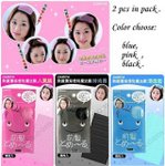 Brand New!  Dariya Fringe Pad front hair stabilizer clips  (Available in Pink: 12 Black: 8  Blue: 17                                                                                         ) CDN $5 each pack [Buy 5 Get 1 Free]