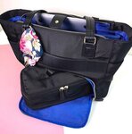 Brand New MinkeeBlue Ella Tote Bag / Crossbody bag/ etc Bundle  CDN $499 NOW (after taxes, import custom fees