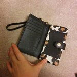  Brand New No Tag COACH Ocelot Print Leather Phone Wristlet Clutch Wallet F53567Local pick up and Cash onlyRetail was CDN $95 + taxes = $106.40NOW CDN $50STYLE: F53567DETAILSPrinted haircalfSnap closure, fabric liningInside cell phone and multifunction pocketFive credit card pocketsstrap attachedOutside open pocket5 3/4 (L) x 3 1/4 (H)