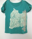 IMG_1799 green top Size M cotton has stain $5