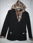 Black Brown Hoodie Jacket Size S/M CDN $20