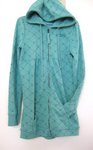 IMG_1853 Volcom Long Green Jacket Size S Polyster Cotton $15