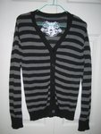 H&M Black/Grey lines Jacket Size S/M Bought it in Europe CDN $25