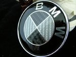 BMW 真3D炭纖章