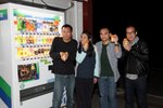 藏王山下的道之站, 入夜後只得汽車機, 好在有熱飲 708