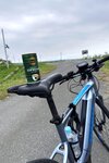 於是就搏命踩,  用了10分電助 (用了好易由20kph 上到26kph0, 才醒起即買 data, 用 web google map. IMG_1893