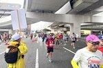 大約32km 已幾攰, 但仍可6:30km/min, 見落雪, 真的要影 IMG_3212