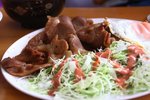 原想到的食店找不到, 這間豬肉飯亦好味, 食事＆喫茶 恵ちゃん, 098-968-4579. IMG_9105