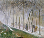 Camille PISSARO Route, effet de neige - 1879