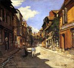 Claude MONET   la rue de la Bavolle