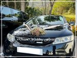 花車佈置(長型吸盤款), 配4個車門花 (粉紅+豆沙+香檳色) - 限時優惠價$498/套, 送V帶