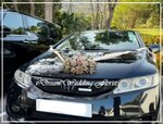 花車佈置(長型吸盤款), 配4個車門花 (粉紅+淡豆沙+香檳色) - 限時優惠價$498/套, 送V帶