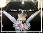 花車佈置(吸盤款), 配4個車門花 (免費安裝結婚公仔) - 限時優惠價$498/套, 送V帶