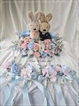 花車佈置(吸盤款), 配4個車門花 (免費安裝結婚公仔) - 限時優惠價$498/套, 送V帶